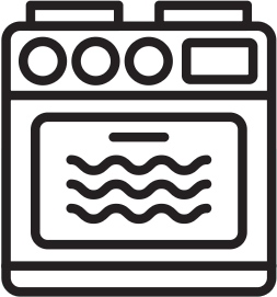 Heating Up Oven Icon