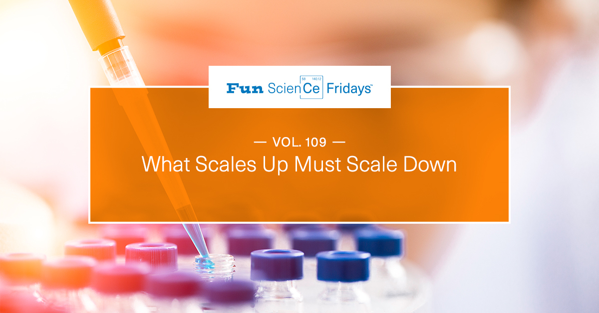 Volume 109 - What Scales Up Must Scale Down