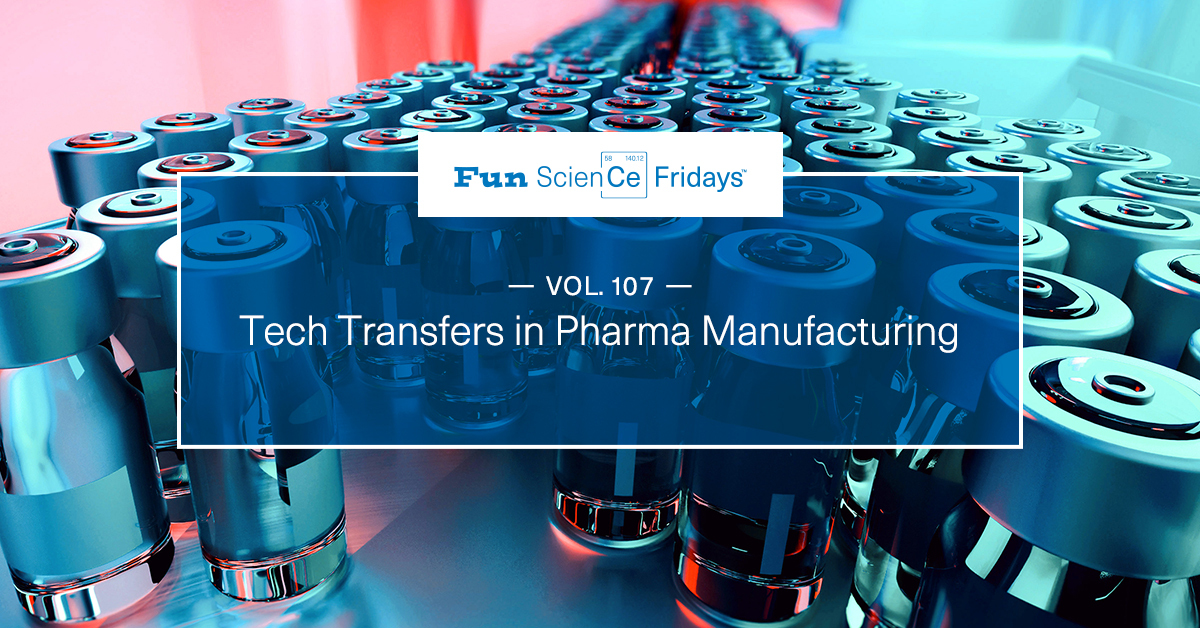 Volume 107 - Tech Transfers in Pharma Manufacturing